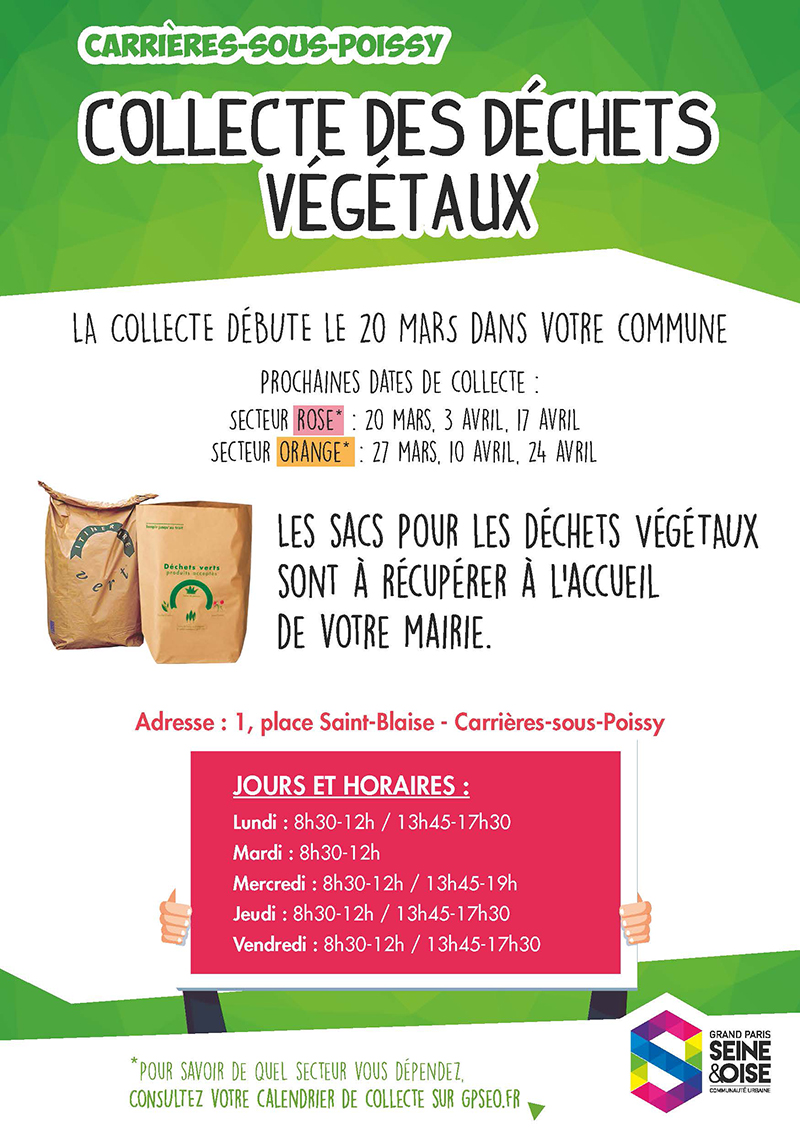 FLYER DECHETS VEGETAUX CARRIERES SOUS POISSY Version finalisee Page 1