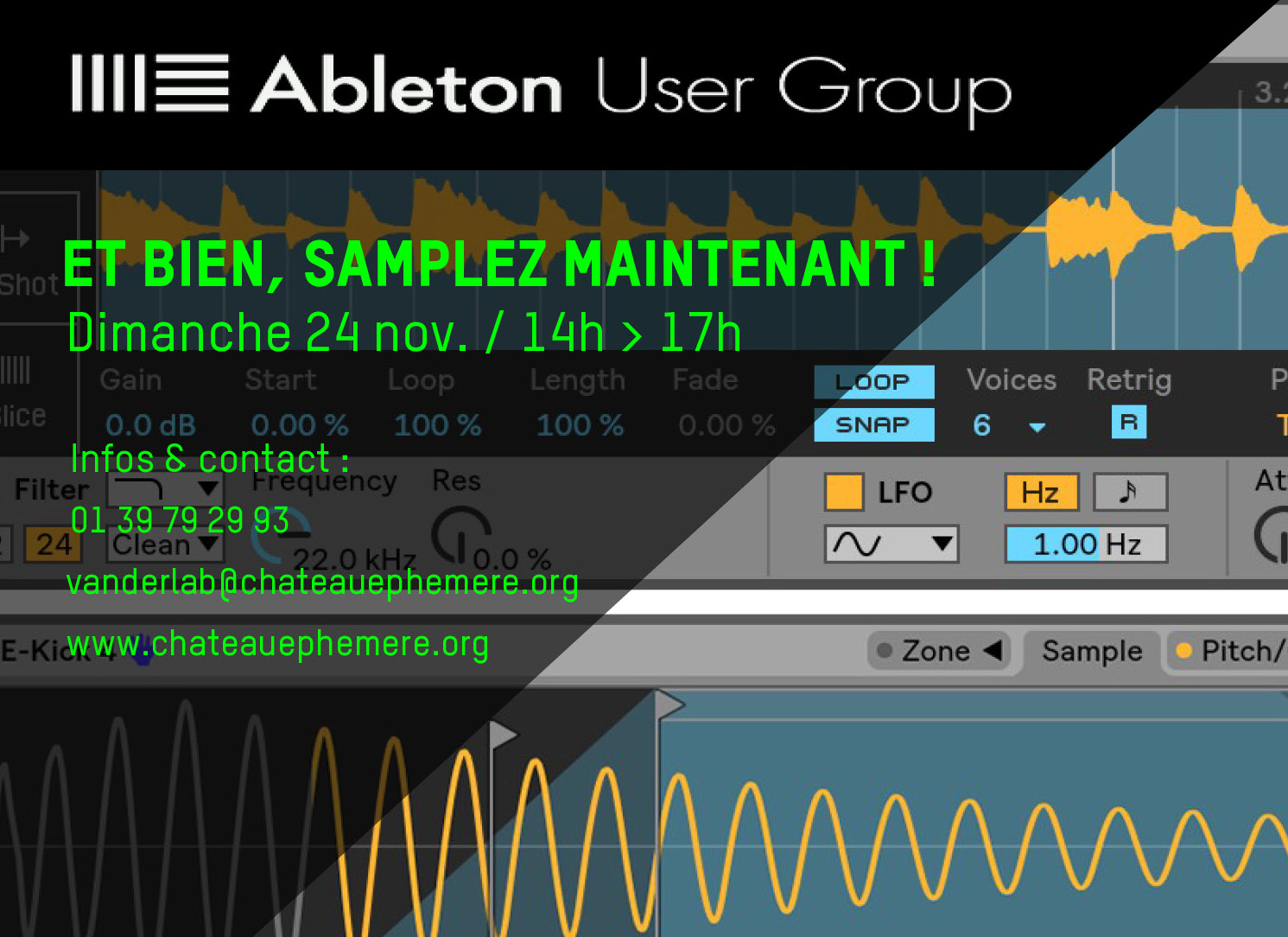 4 Ableton User Group Et bien samplez maintenant 