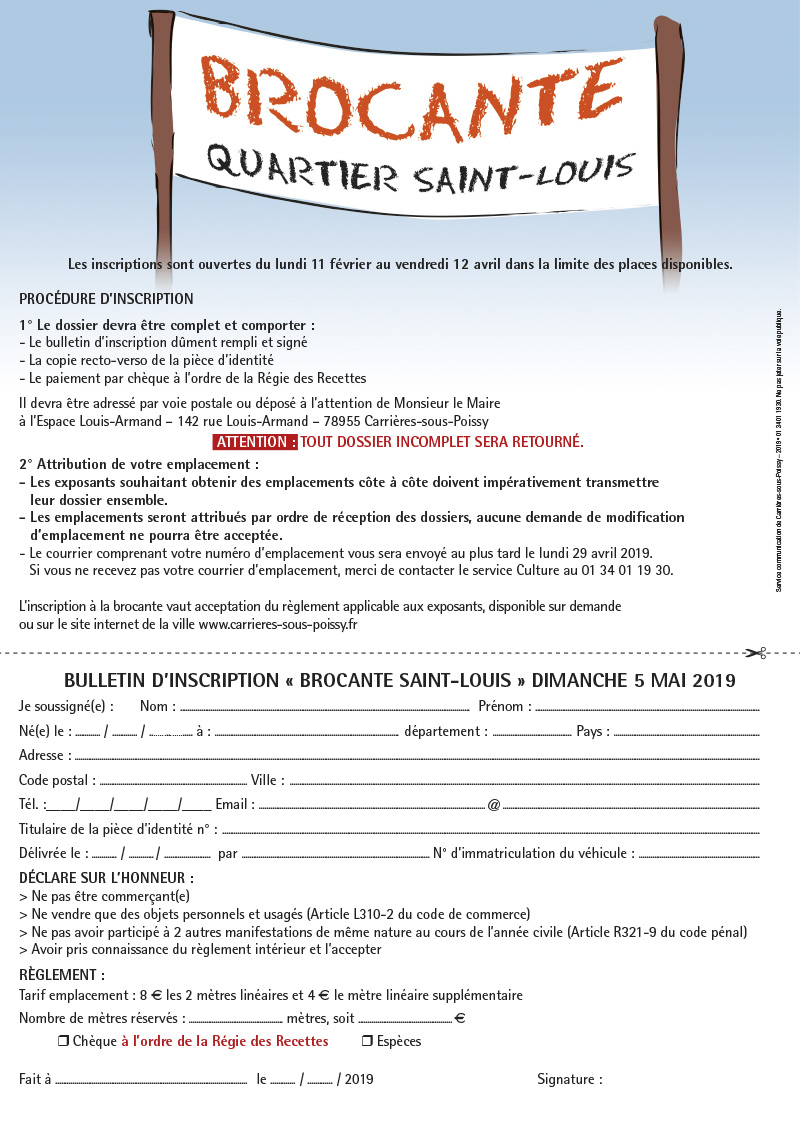 BROCANTE St LOUIS 2019 2