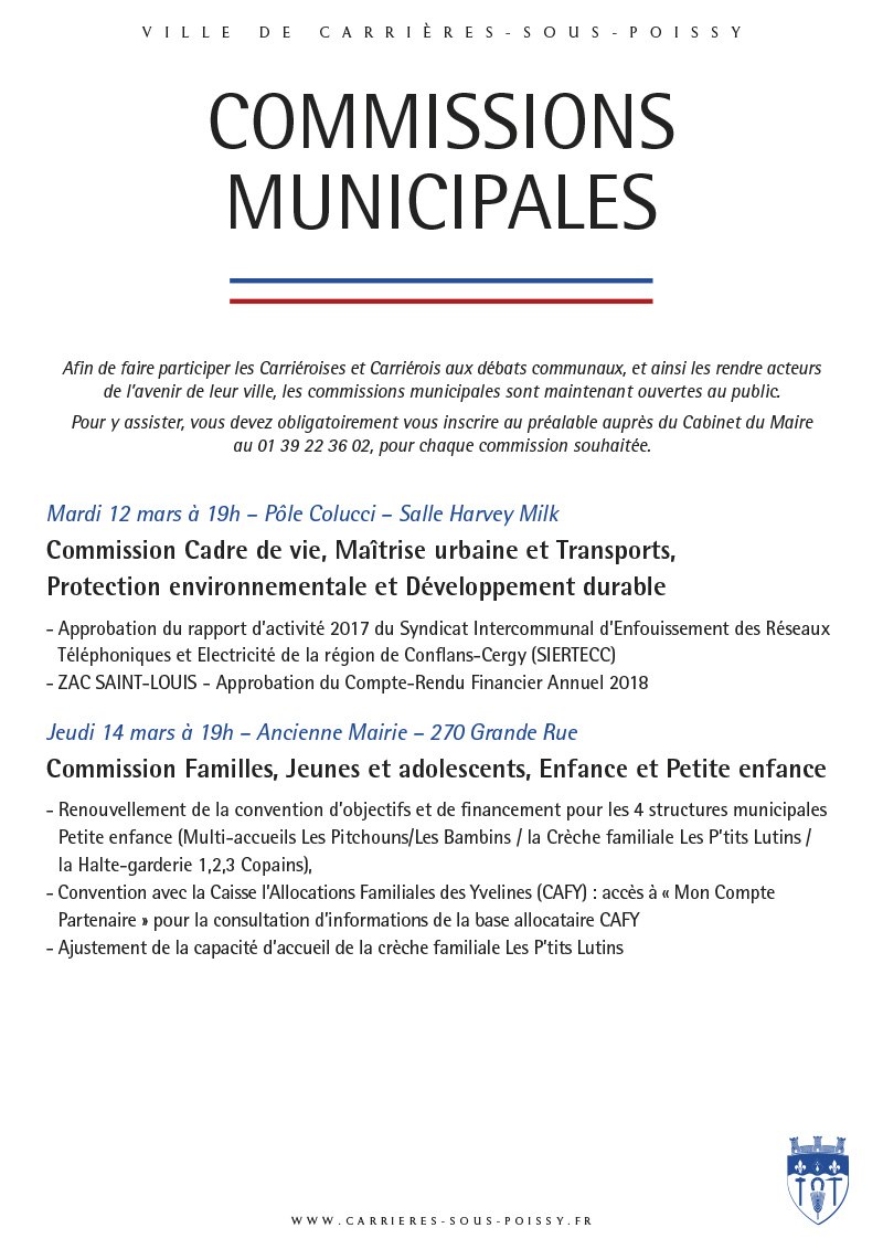 Commissions Municipales 12 14 mars19