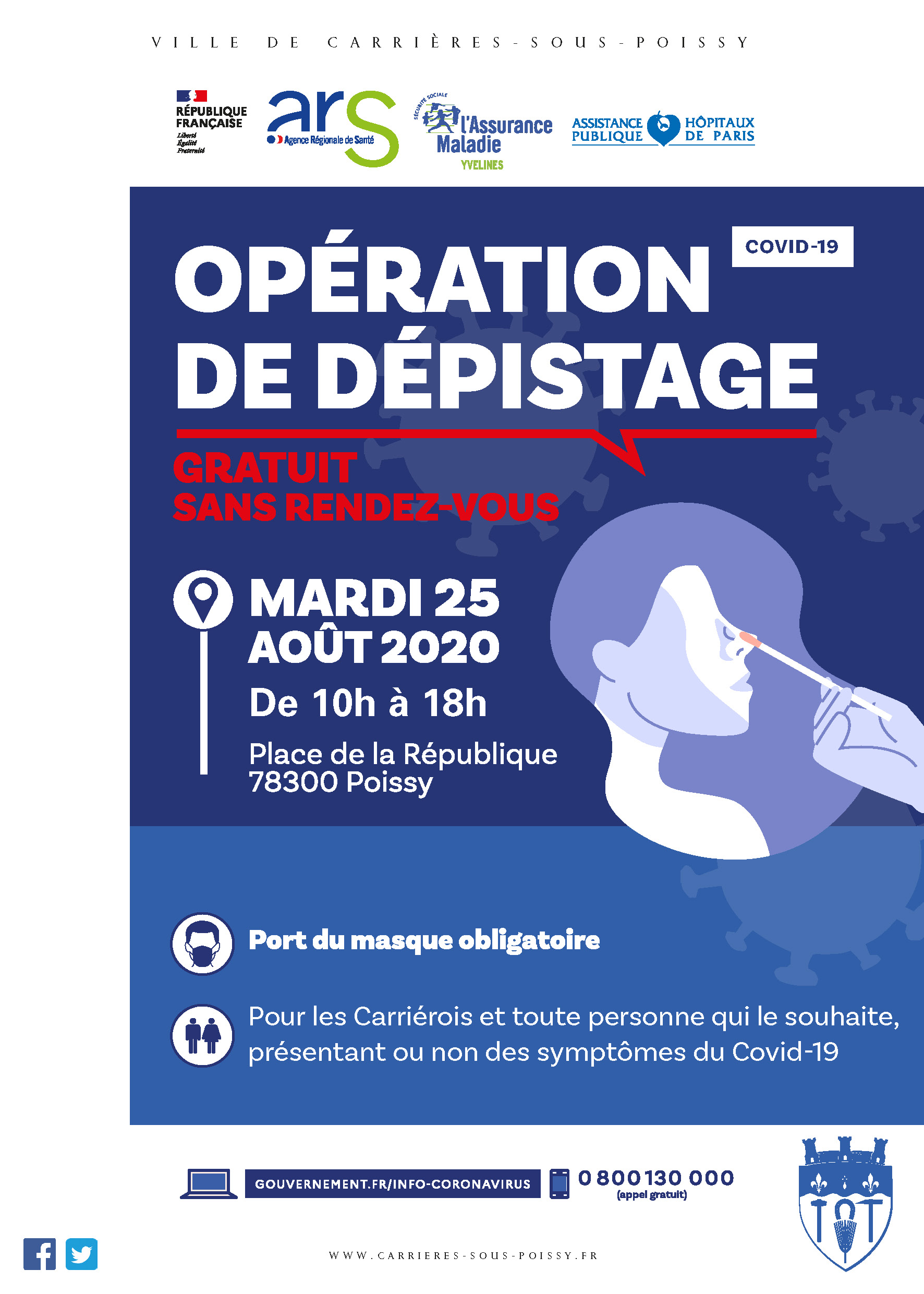 A4 Operation Depistage Poissy
