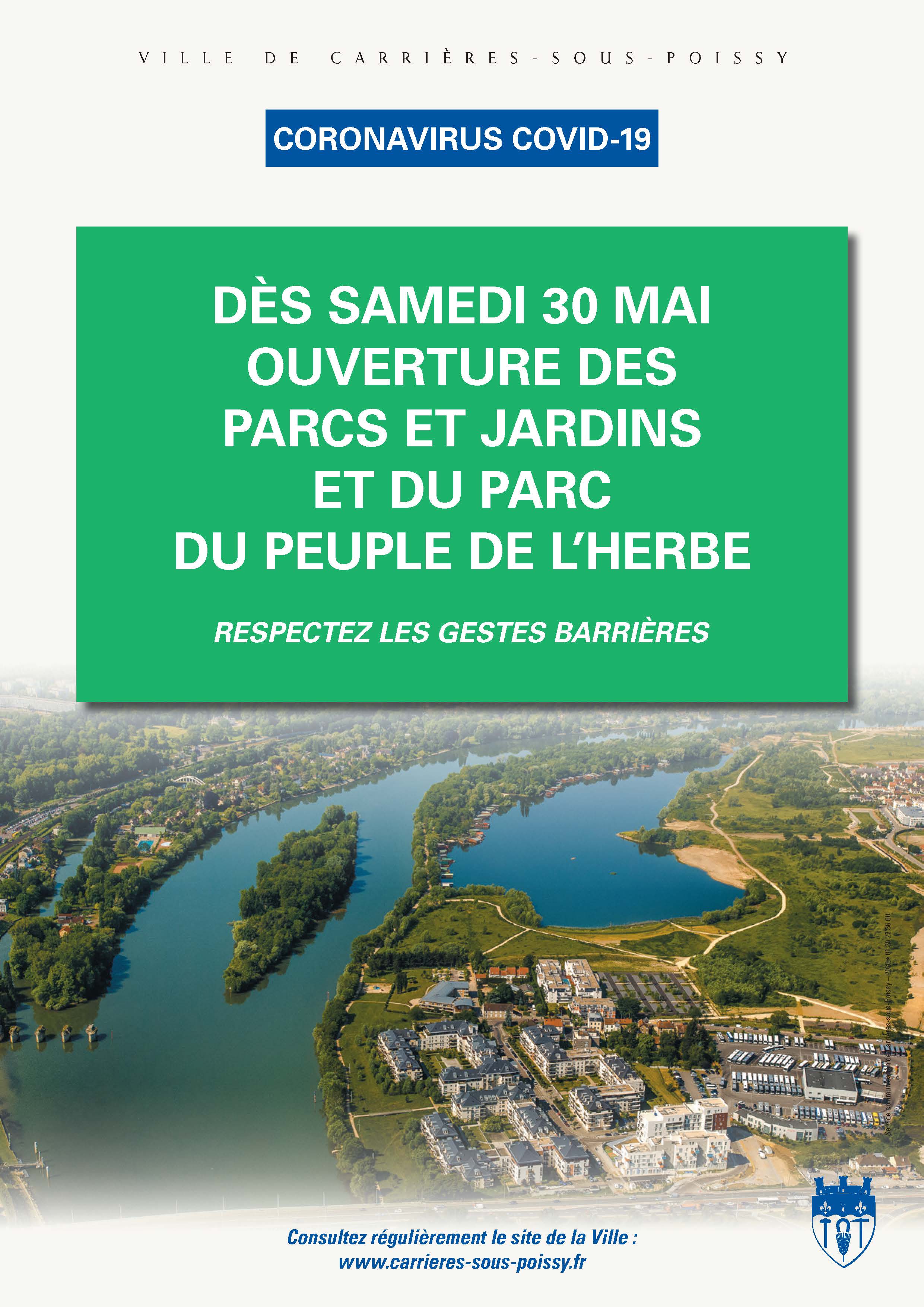 A4 CORONAVIRUS INFOS PARCS ET JARDINS