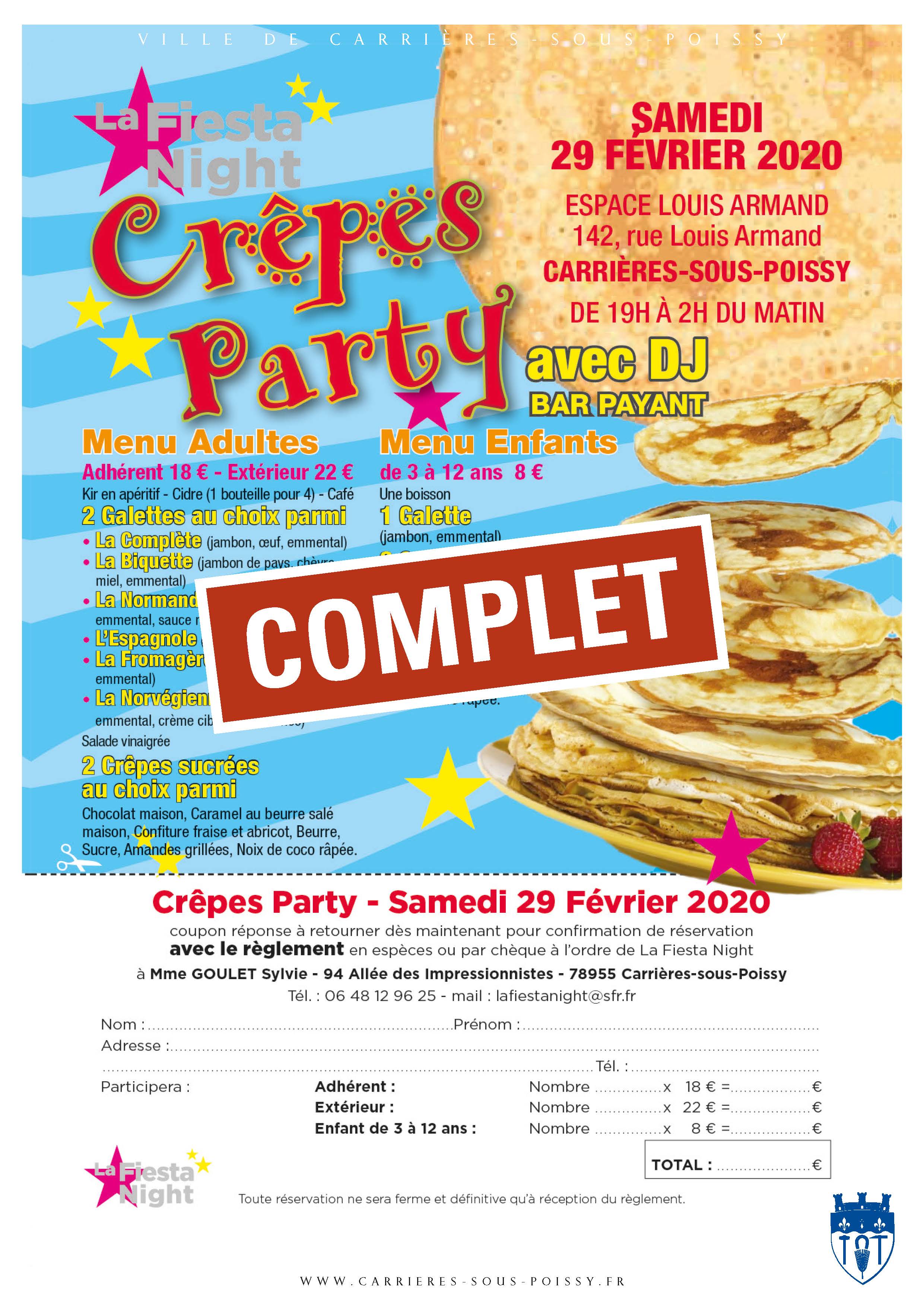 Crêpes Party - Ville de Carrières-sous-Poissy (78955 - Yvelines)