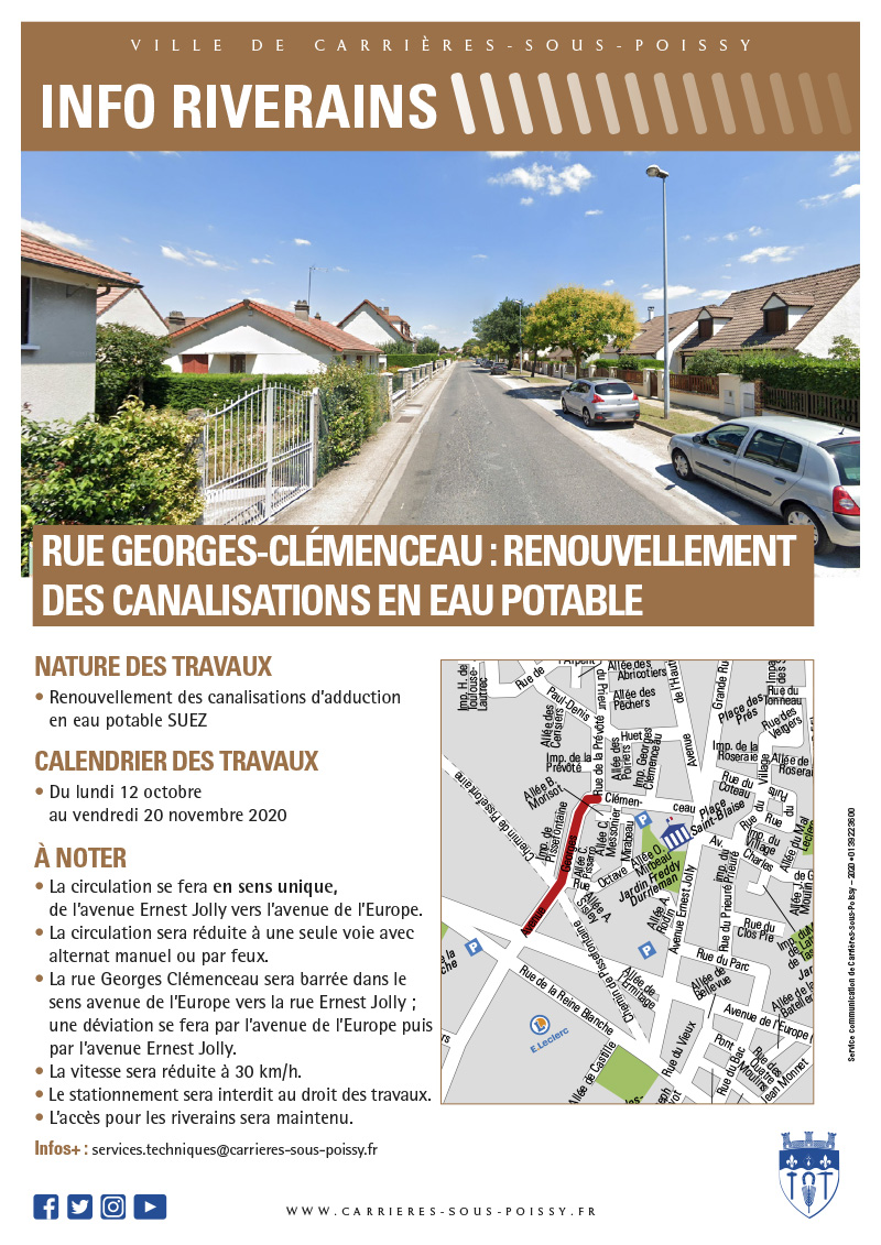 TRAVAUX CLEMENCEAU 10 2020