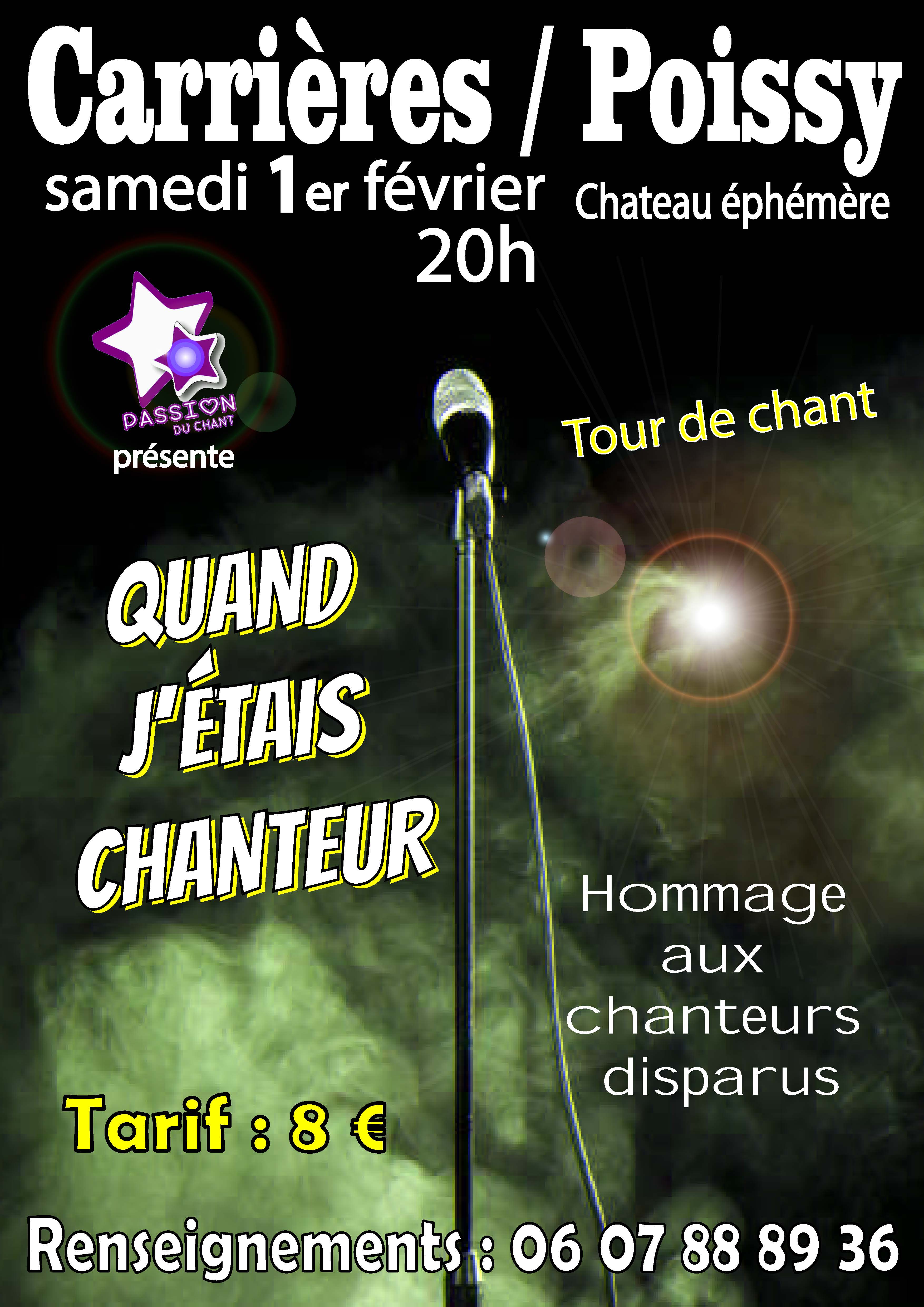 affiche PASSION DU CHANT