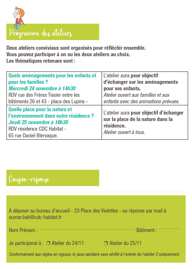 Flyer Ateliers thmatiques Page 1