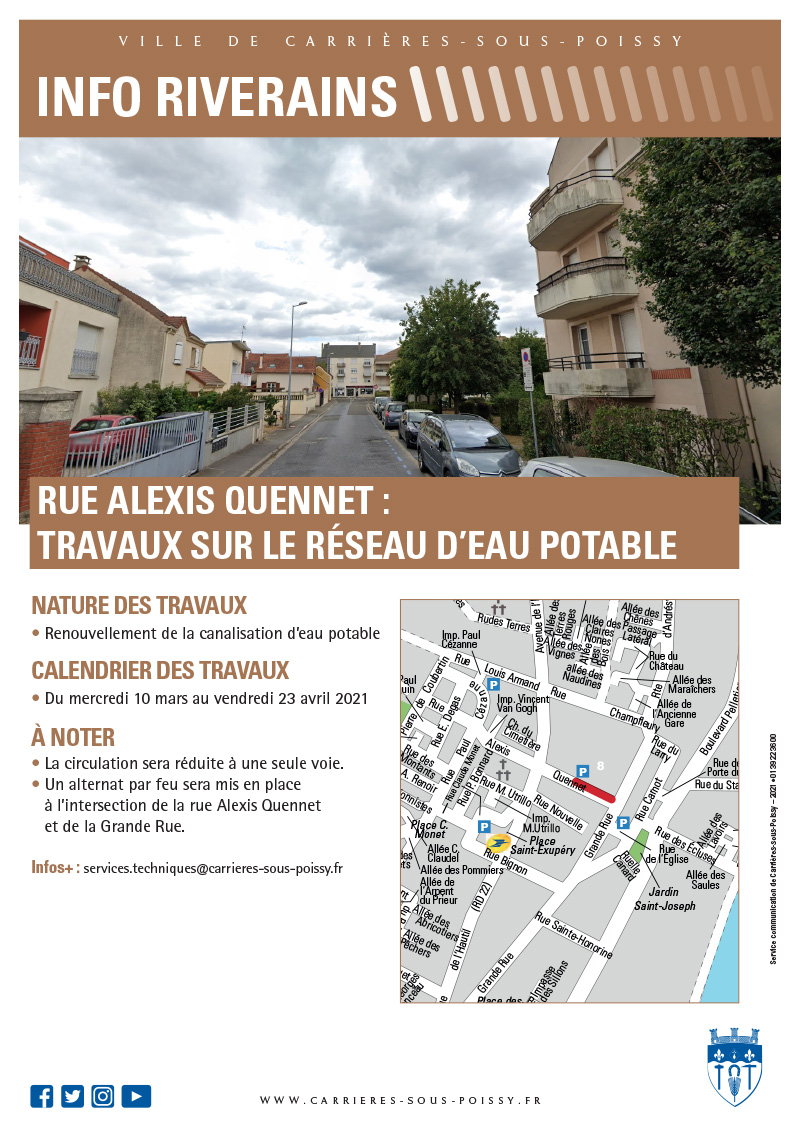 TRAVAUX QUENNET 03 04 2021