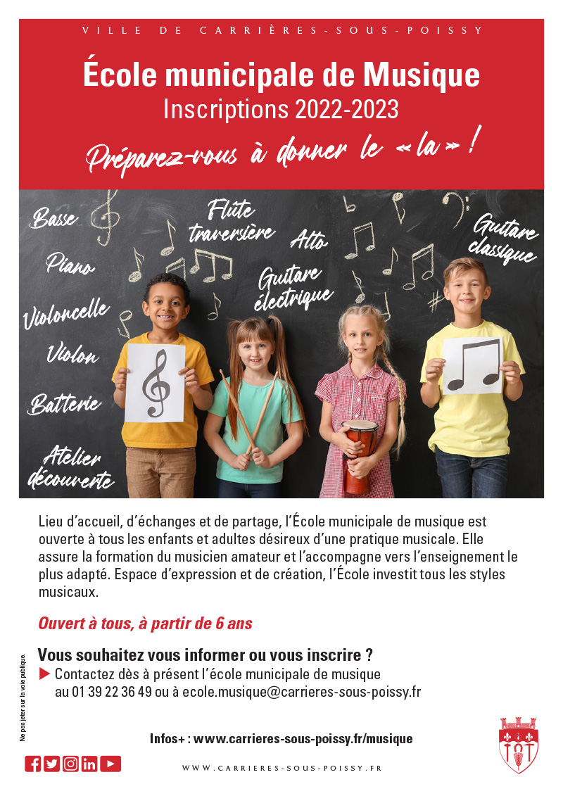 INSCRIPTIONS MUSIQUE