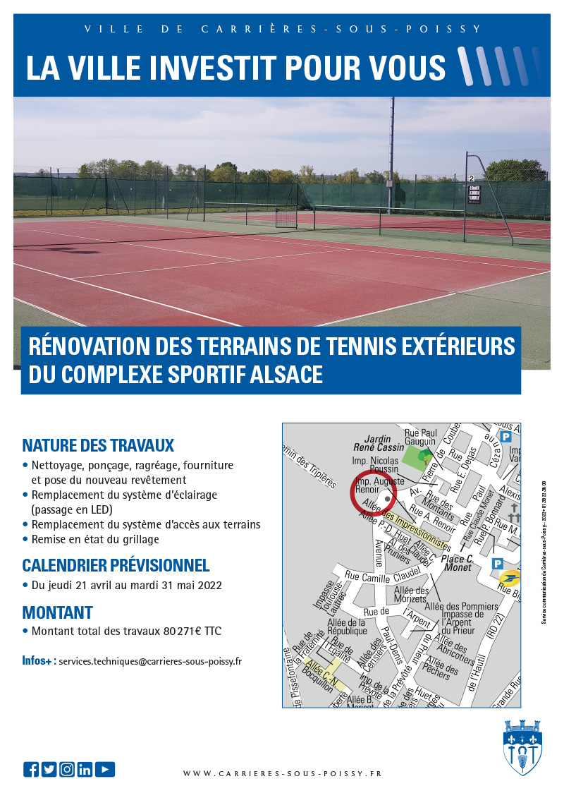 TRAVAUX TENNIS ALSACE 04 05 2022