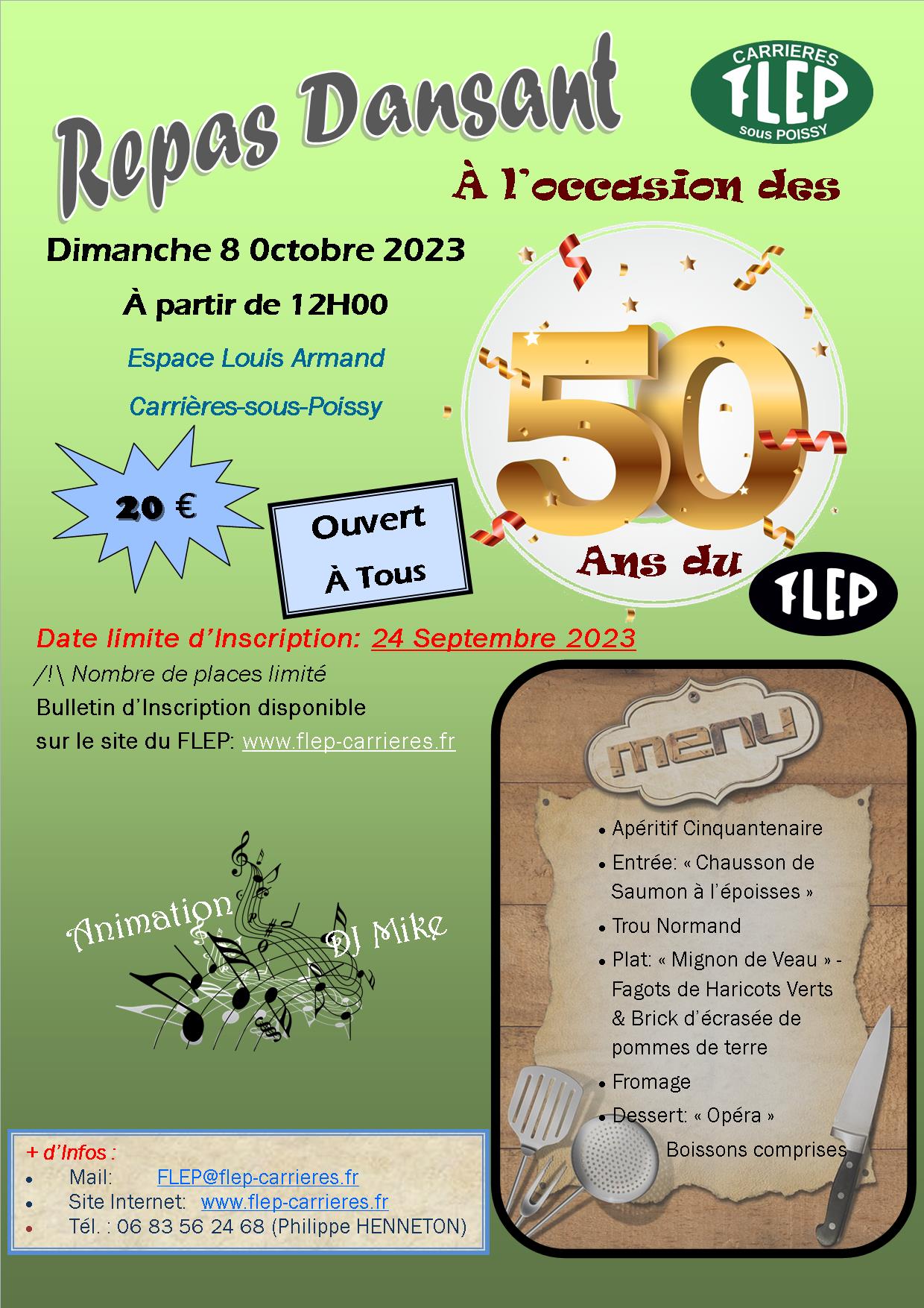 FLEP Repas 50 ans
