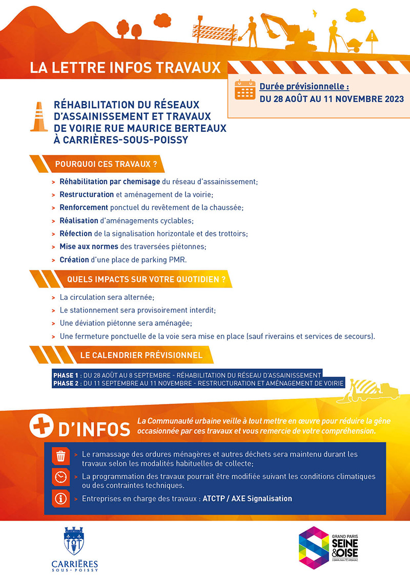 Lettre info assainissement berteaux