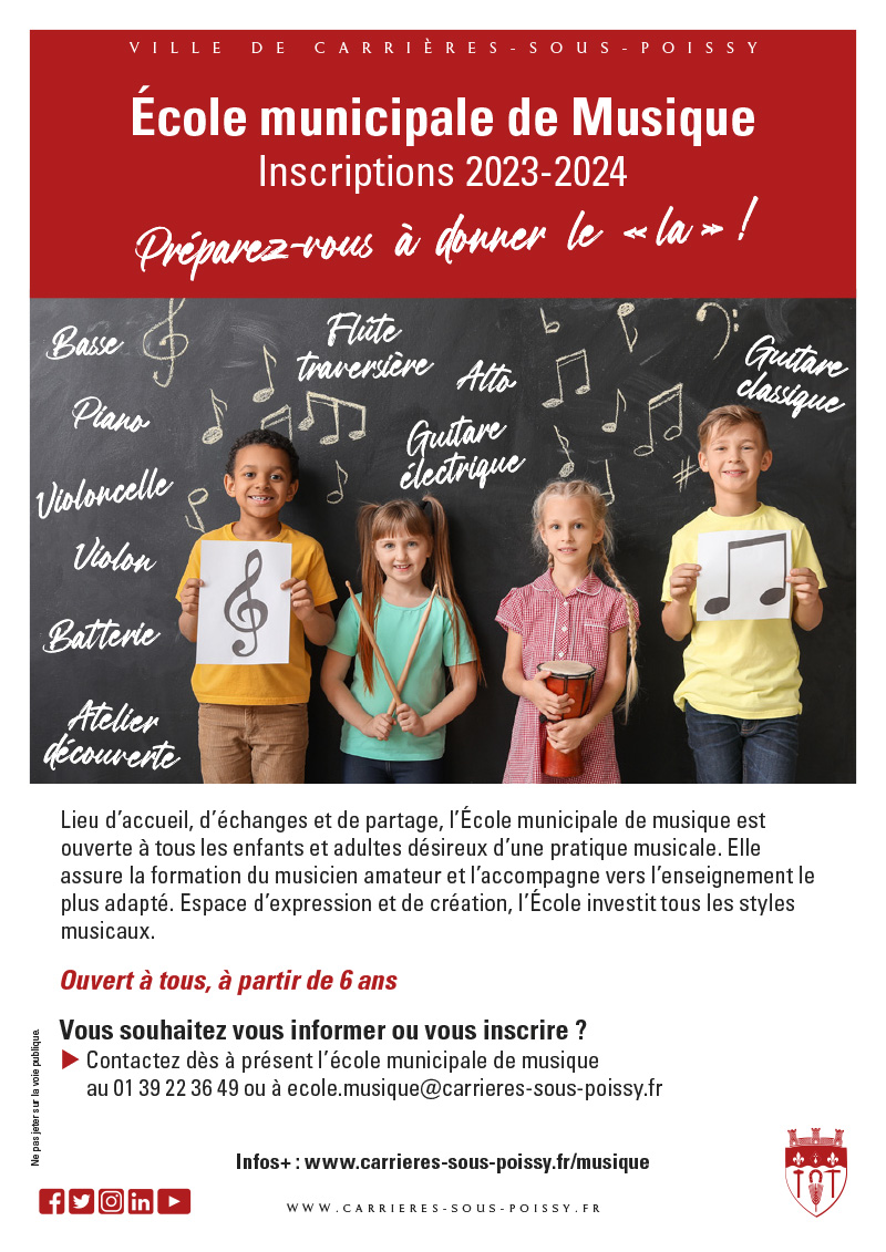 MUSIQUE INSCRIPTIONS