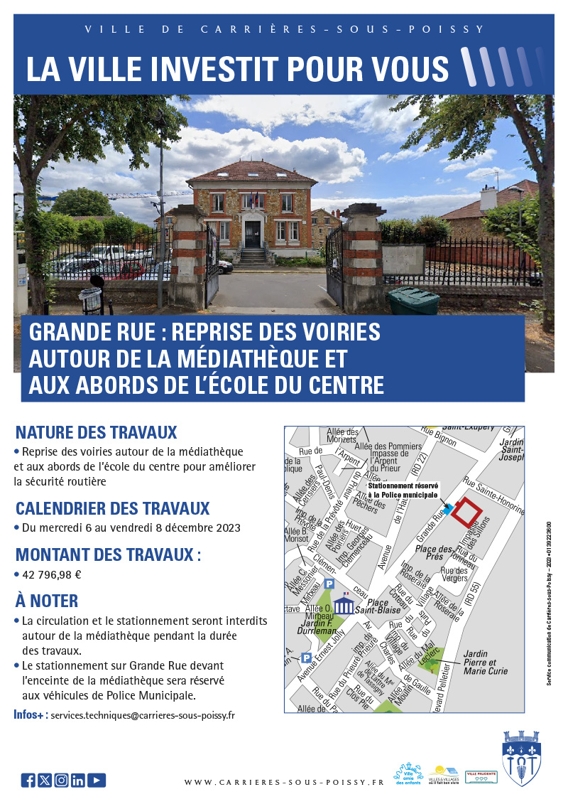 TRAVAUX GRANDE RUE 12 2023