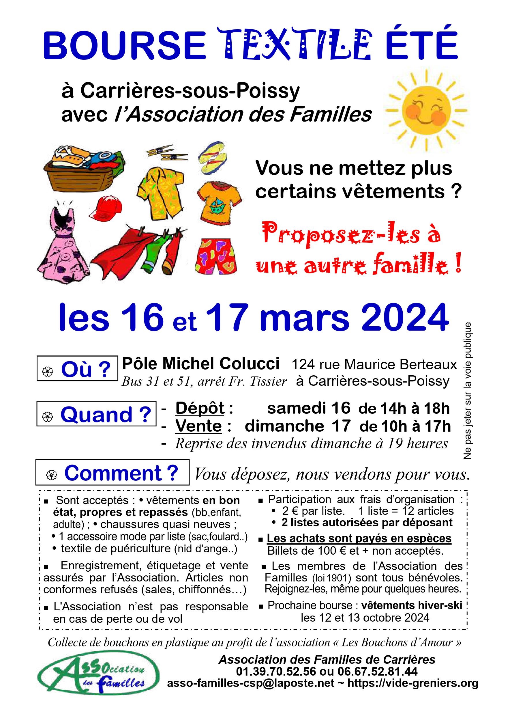 Bourse Vetements Printemps Ete 2024