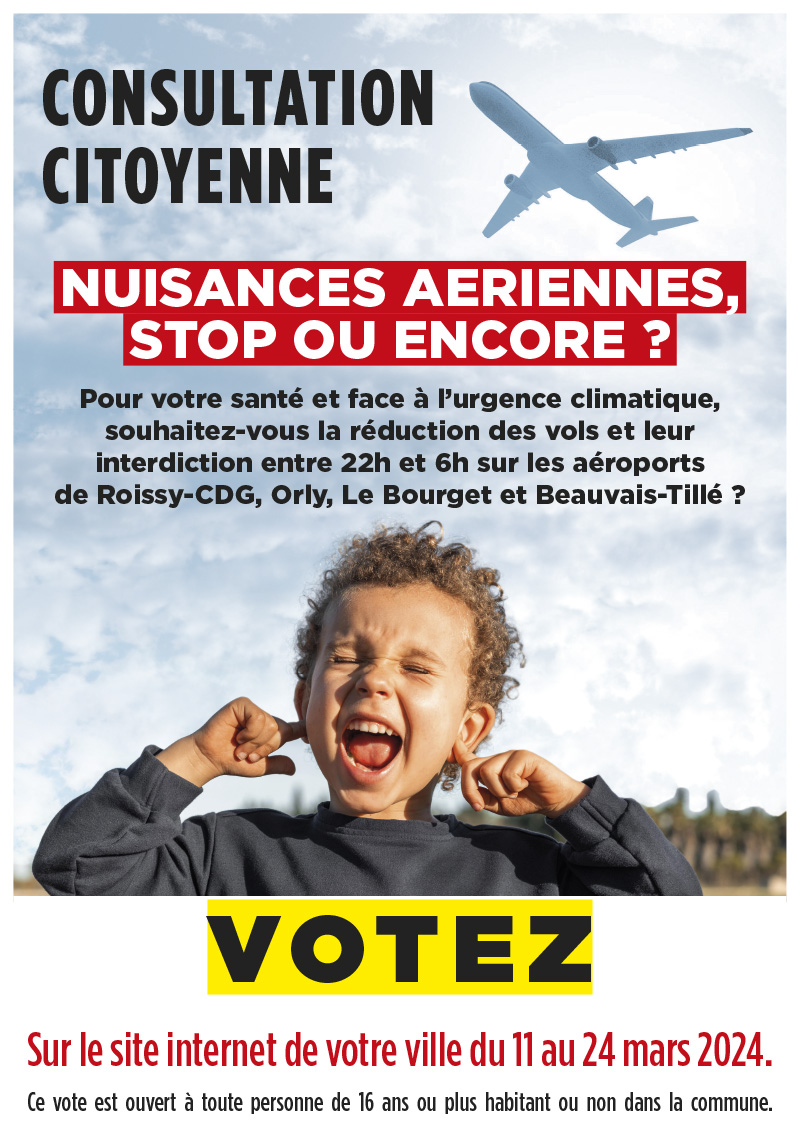 Consultation citoyenne Nuisances Aeriennes