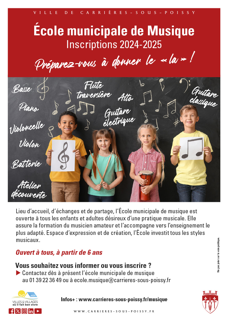MUSIQUE INSCRIPTIONS