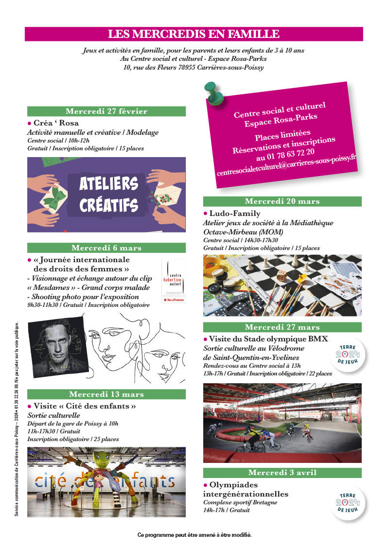 PROGRAMME MERCREDIS CSC 02 03 2024 2