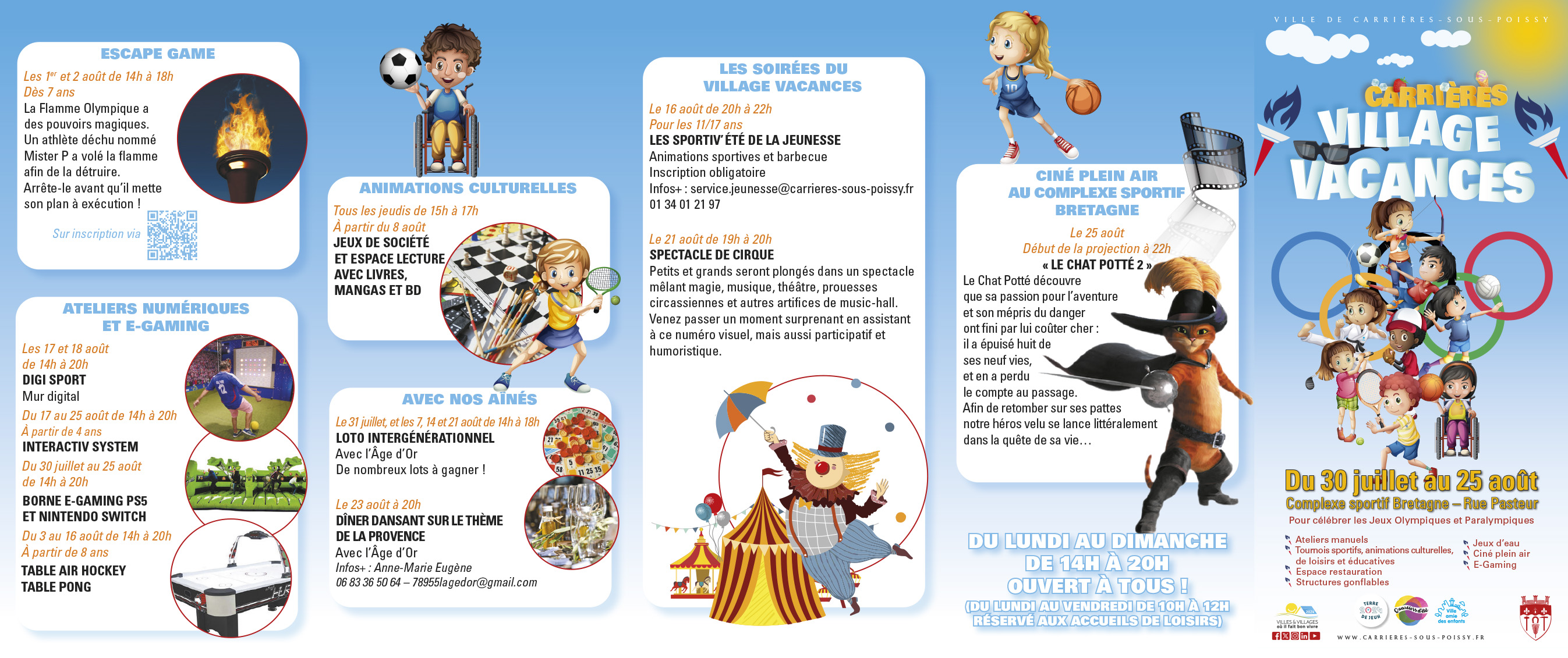 PROG VILLAGE VACANCES 2024