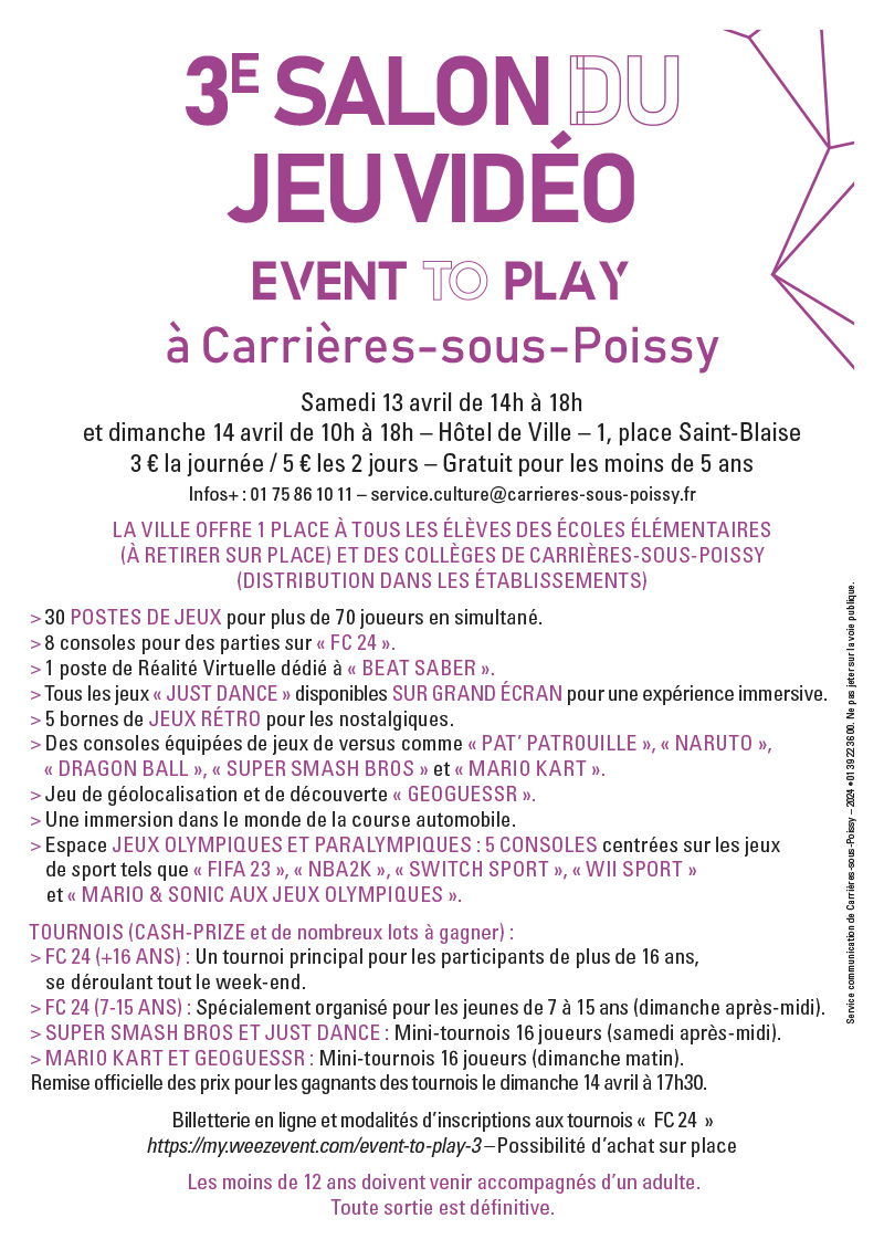 SALON JEU VIDEO 2024