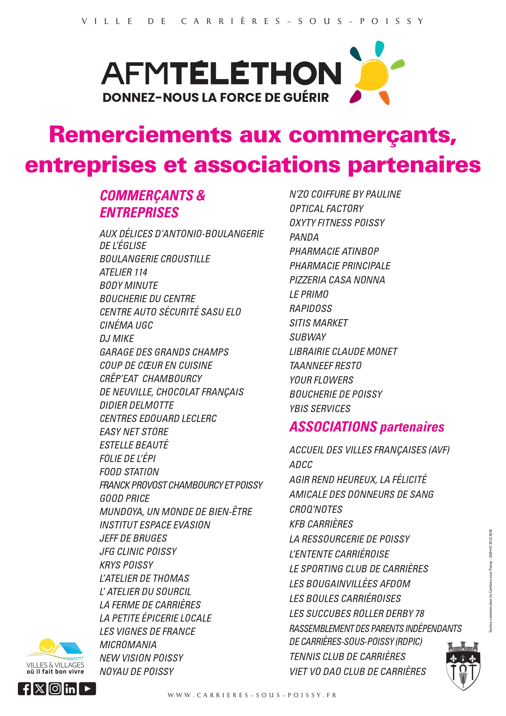 A3 TELETHON TOMBOLA REMERCIEMENTS 2025