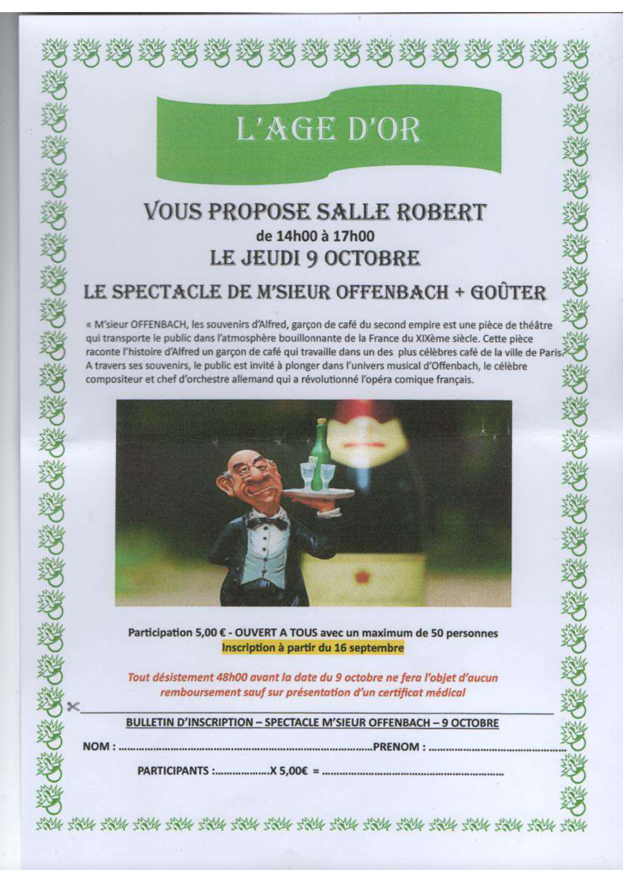 ge dOr Le Spectacle de Msieur Offenbach