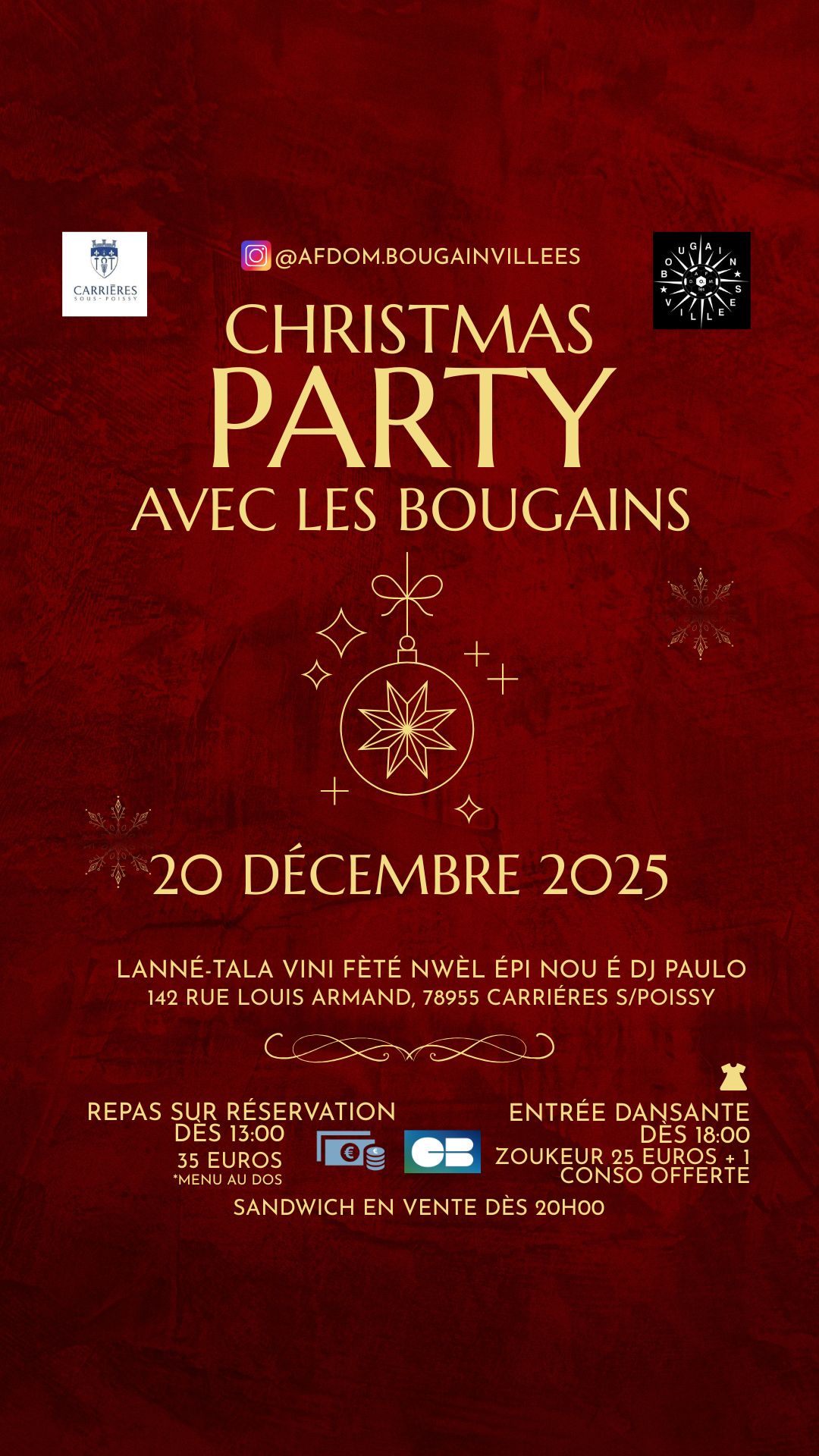 Christmas Party Bougains