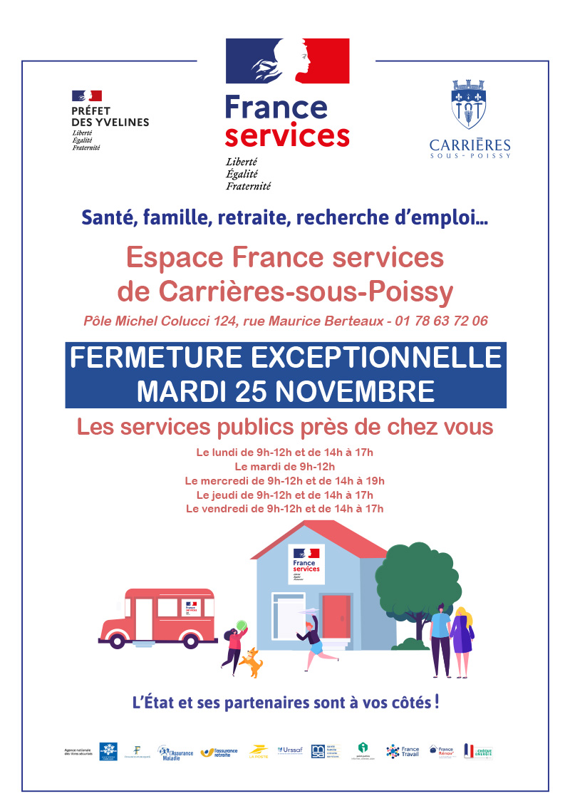 FRANCE SERVICES FERMETURE 2025
