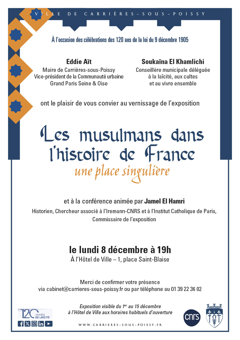 INVIT EXPO MUSULMANS DANS HISTOIRE