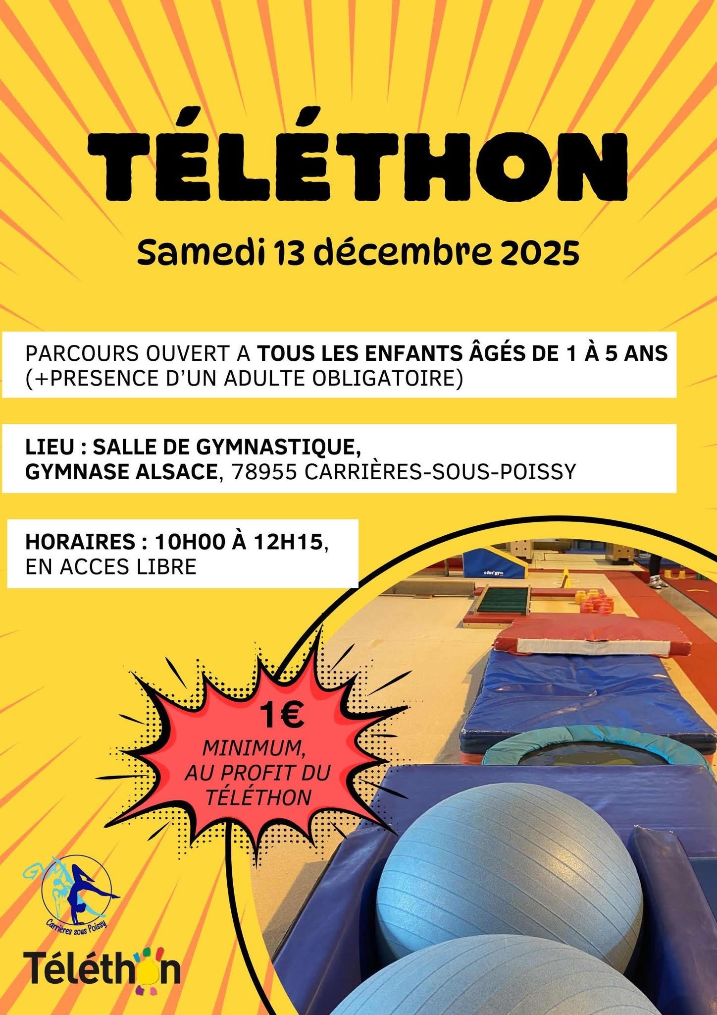 Parcours motricit Entente Carriroise du 13 dcembre