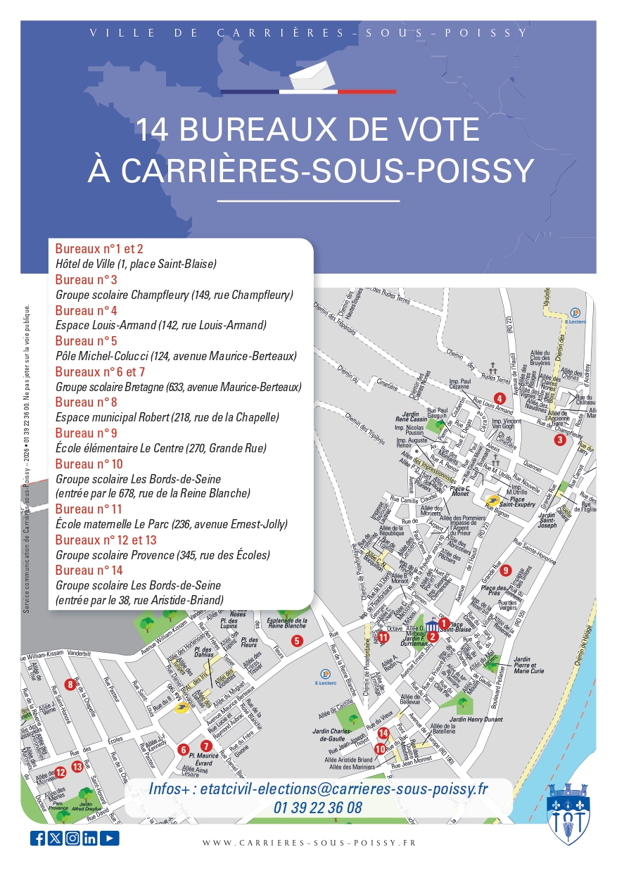 A5 BUREAUX VOTE 2026