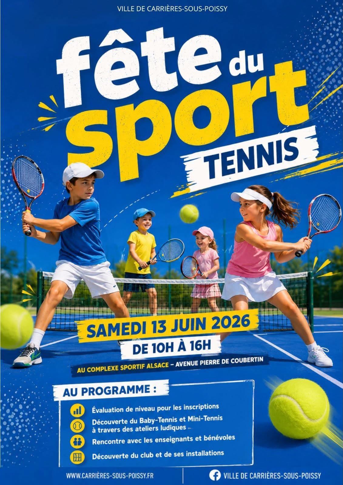 Fte du tennis Club 13 juin 2026