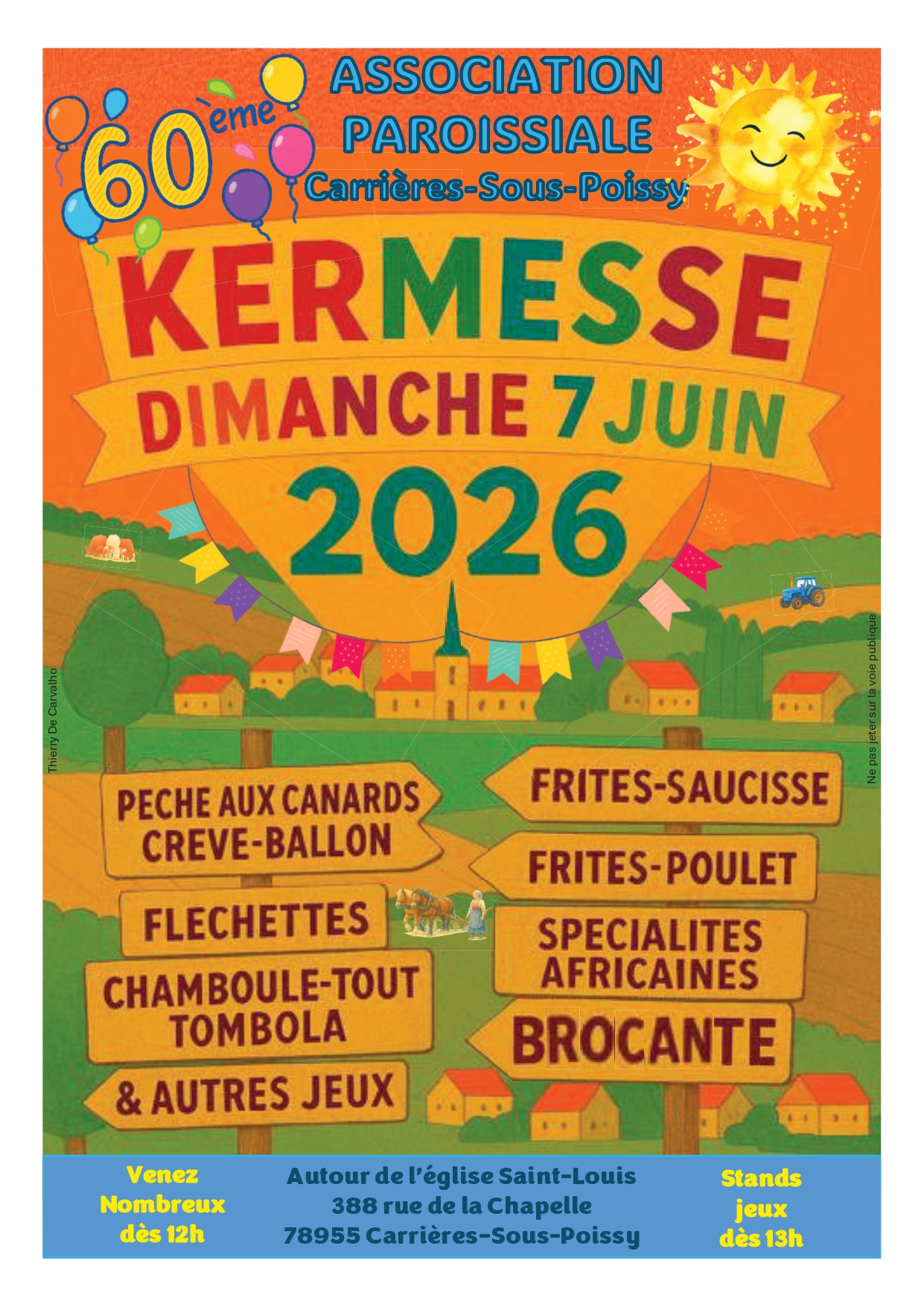 Kermesse paroissiale du 7 juin 2026