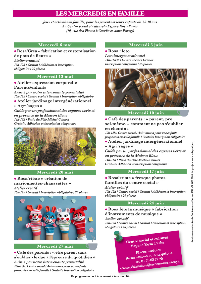 PROGRAMME MERCREDIS CSC 05 06 2026 2