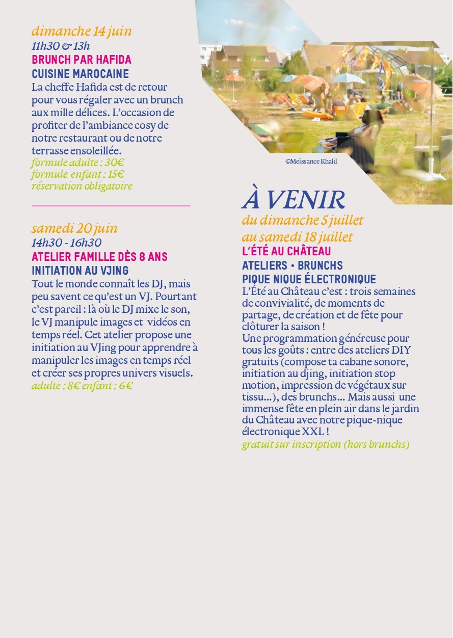Programme mai juin 2026 du Chteau phmre3