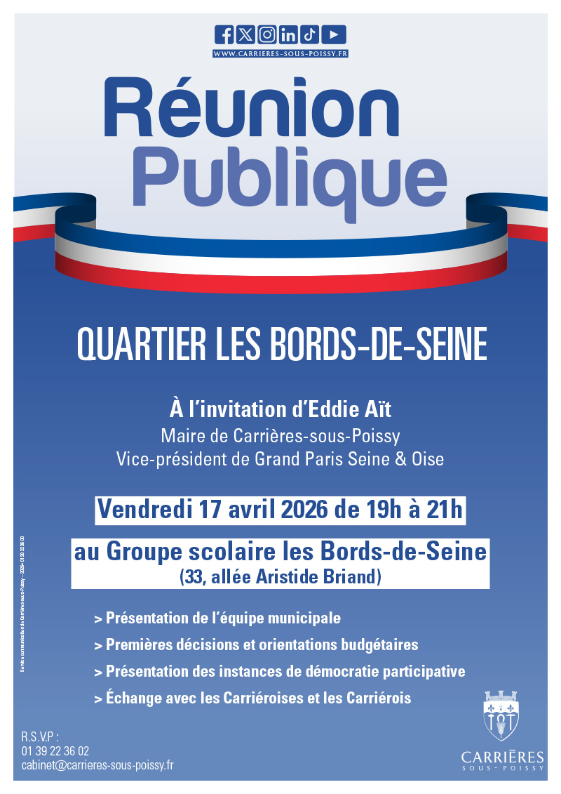 REUNIONS PUBLIQUES BDS