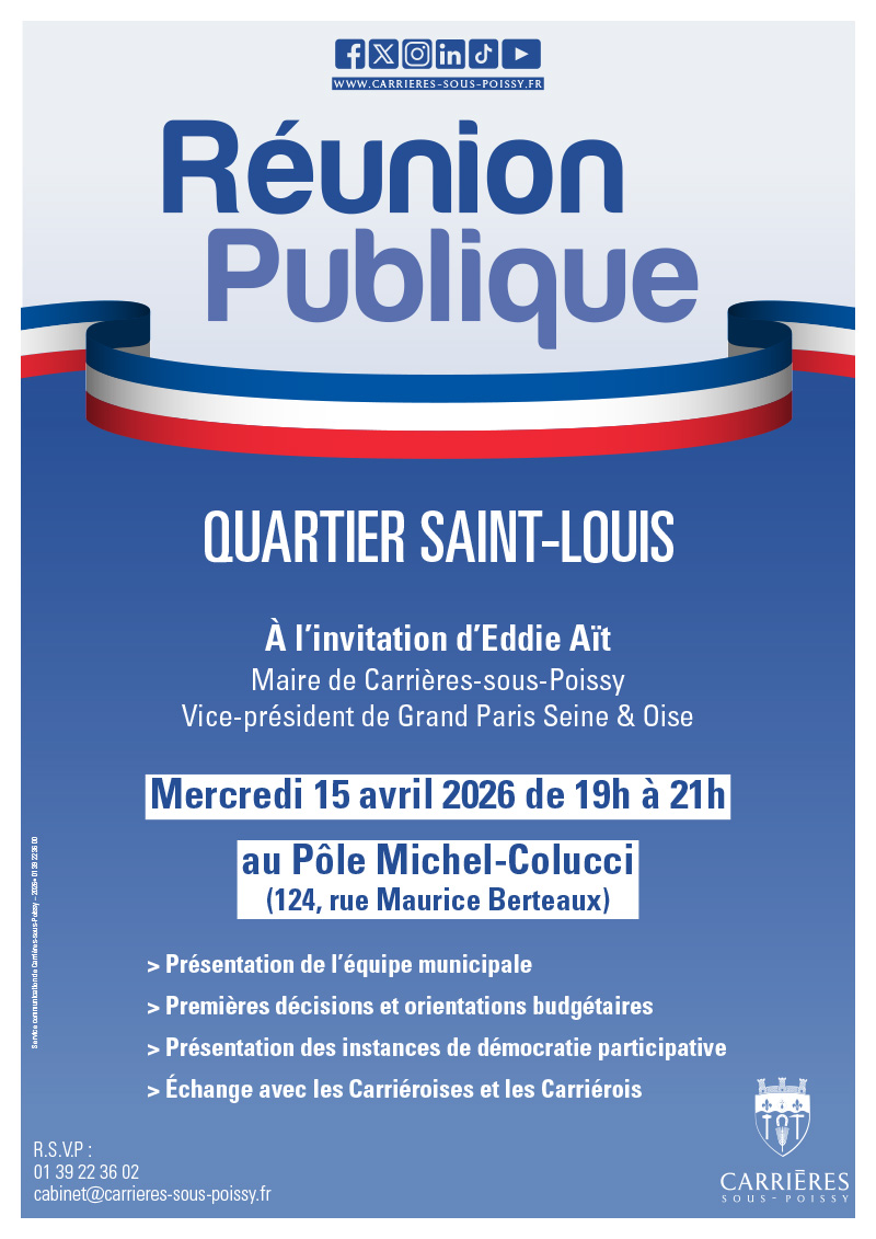 REUNIONS PUBLIQUES ST LOUIS