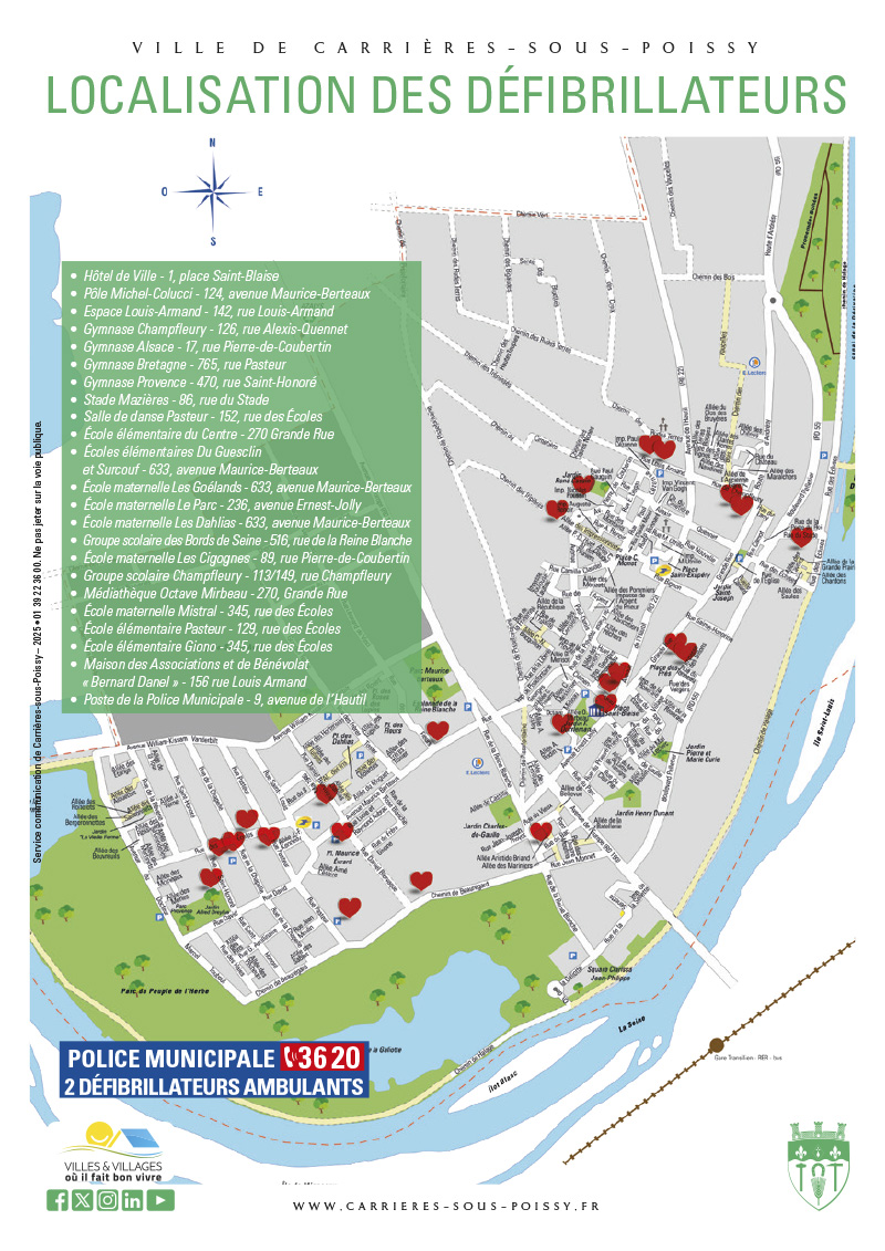 DEFIBRILATEURS CARTE